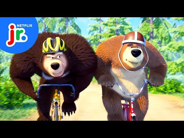 Masha Saves the Bike Race ‍️ Masha & the Bear | Netflix Jr