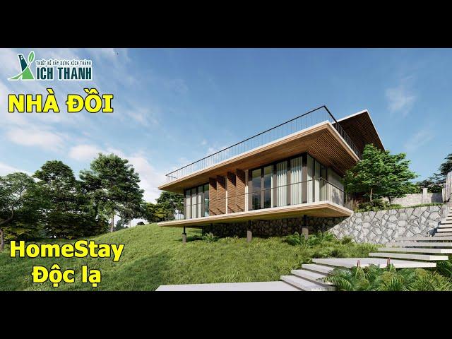 Xích Thành | Nhà Vườn Homestay Nghỉ Dưỡng 11mx12m | Homestay Nghỉ Dưỡng Bên Đồi |House Design