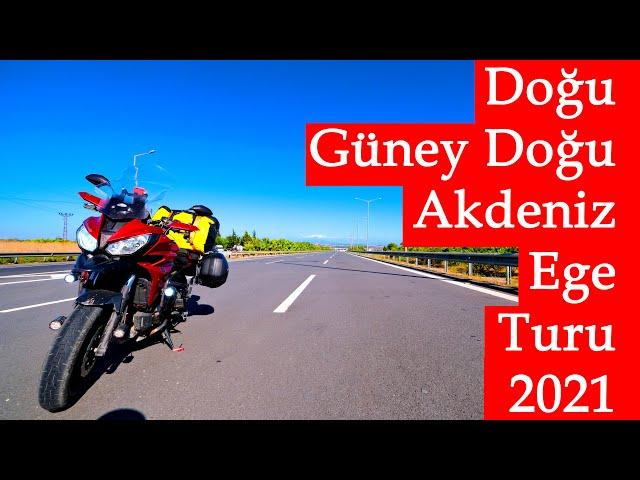 Motosiklet ile DOĞU GÜNEYDOĞU AKDENİZ ve EGE TURU | Tek Parça 2021