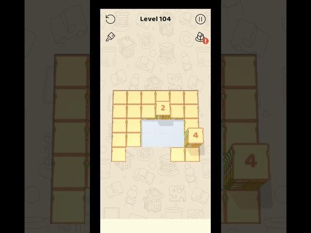 Stack Blocks 3D Level 104 Walkthrough