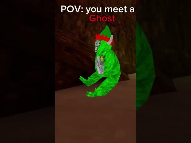 POV: you meet a ghost…  #gorillatag #scary