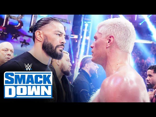 Roman Reigns comes face-to-face with Cody Rhodes: SmackDown highlights, Oct 13, 2023