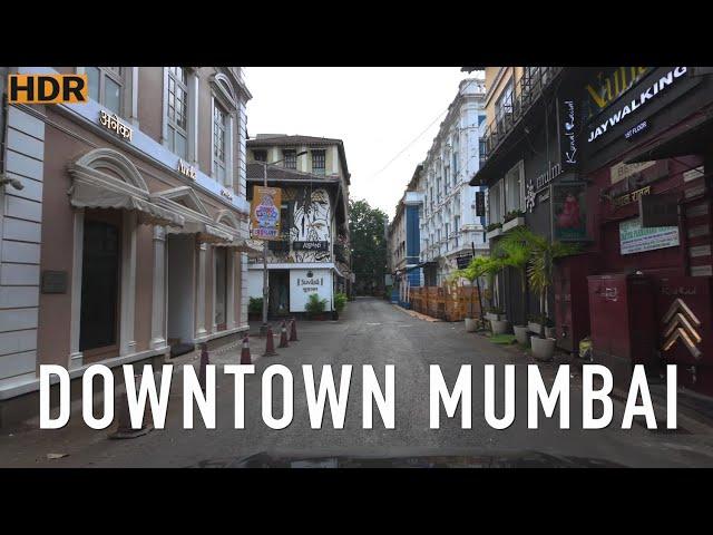 4KHDR Historic Downtown Mumbai Drive