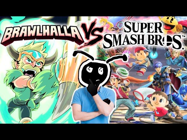 BRAWLHALLA ПРОТИВ SMASH BROS