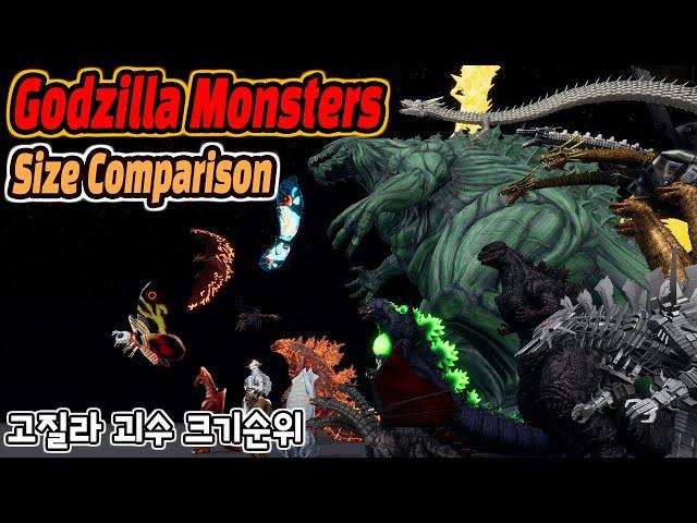 Godzilla Monsters Size Comparison Season 02 (고질라 괴수 크기 애니메이션 시즌 2) (feat. Roar)