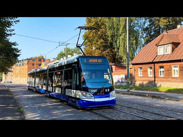 Škoda 15T trams in Riga: finally on route 7!  2024