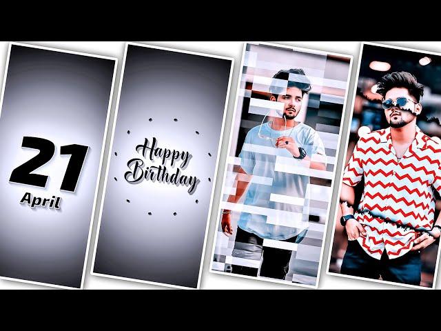 New Trending Boys Happy Birthday Video Editing Alight Motion | Birthday Status Video Editing