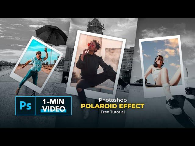 Creative Polaroid Effect in Photoshop Tutorial - Pop out Effect Photoshop Tutorial