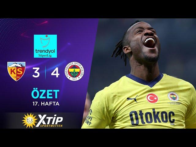 MERKUR BETS | MH Kayserispor (3-4) Fenerbahçe - Highlights/Özet | Trendyol Süper Lig - 2023/24