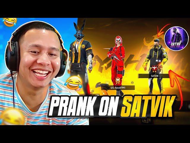 Trolling V Badge @satvik Best Shorts Creator in Free Fire  0 Kill to 41 Kills  Tonde Gamer