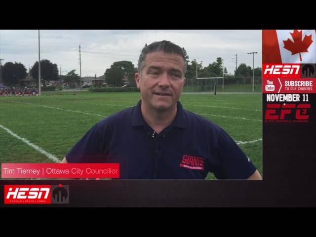 Ottawa City Councillor - Tim Tierney - HESN 1ON1 - North Gloucester Giants