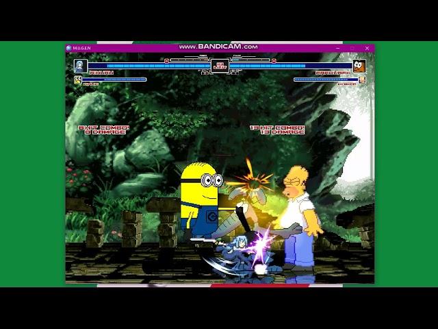 mugen request: Rimuru Tempest & Dave The Minion VS Aardvark & Homer Simpson |mugen all stars