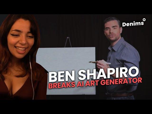 Ben Shapiro Breaks AI Art Generator | Denims Reacts to Ben Shapiro