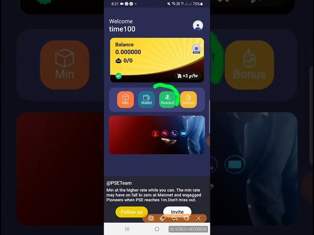 new app pse coin free mining network crypto coin referral bonus code 9923c