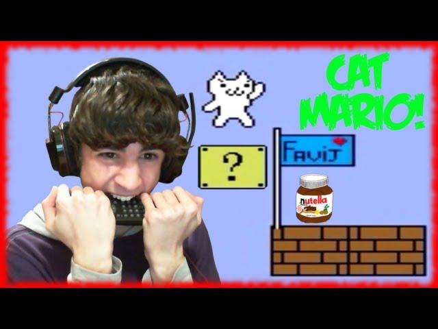 FAVIJ IMPAZZISCE DALLA RABBIA!! - Cat Mario [in Webcam LIVE] - #1