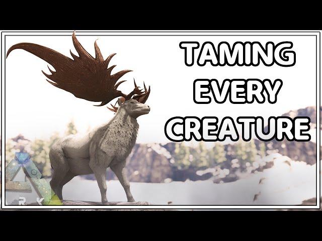 THE ALPHA STAG AND HIS HERD | TAMING EVERY CREATURE | ARK SURVIVAL EVOLVED EP69