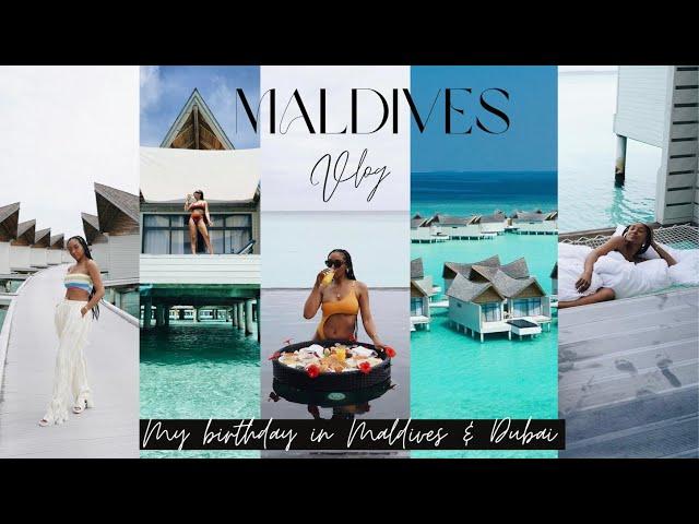 MY MALDIVES BIRTHDAY VLOG + A DUBAI TRIP | Movenpick Resort Kuredhivaru | MALDIVES 2022 | MELRWHITE