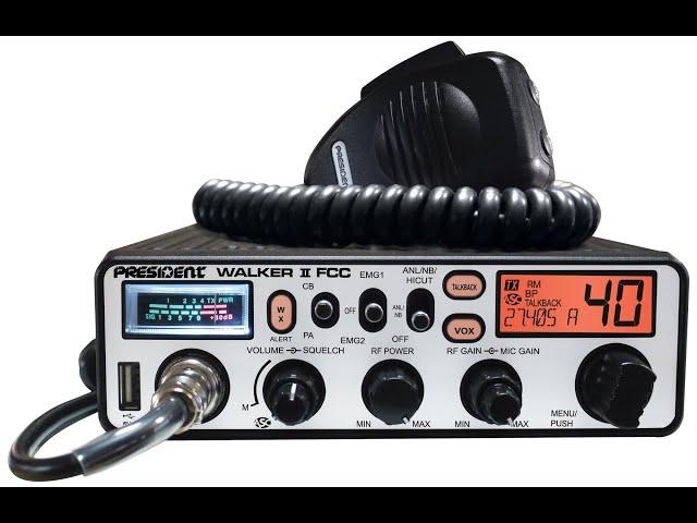 Quick Demo President Walker II CB Radio