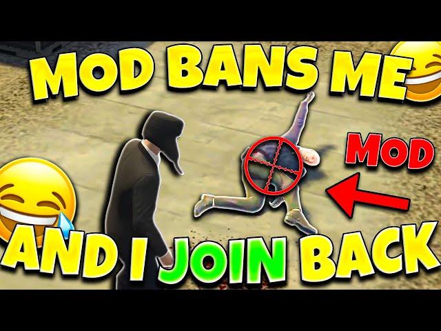 Server Mod BANS ME.. I joined back  (GTA 5 RP)