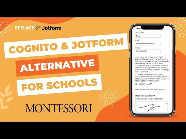 Jotform & Cognito form alternative for schools