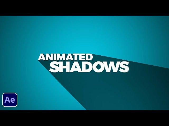 How to Easily Create Long Drop Shadows in After Effects