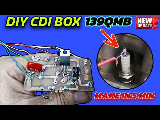 139qmb Custom CDI box for maximum spark power, (easy in 5 min)