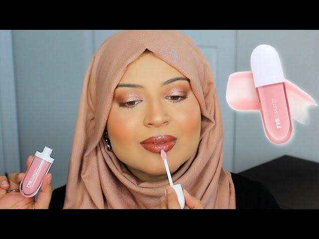 THIS LIP BUTTER FEELS AMAZING! | TYS BEAUTY LIP BUTTER LIP GLOSS REVIEW & TRY ON