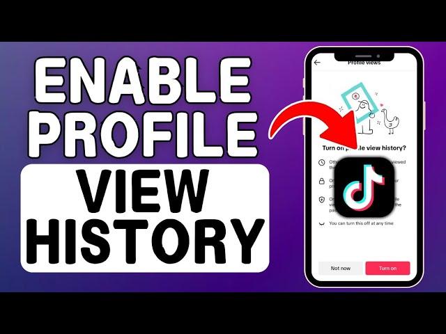 How To Turn On Profile View History on TikTok (2024)