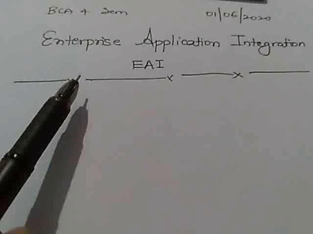 ENTERPRISE APPLICATION INTEGRATION