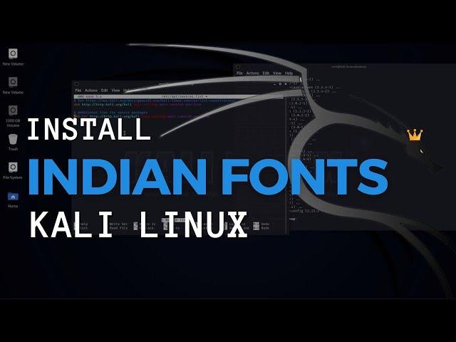 how to install fonts in kali linux in hindi | All indian languages fonts | hindi marathi etc.