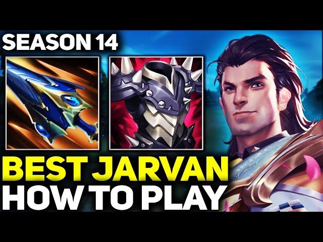 How to Play Jarvan Jungle Gameplay - RANK 1 BEST JARVAN IN THE WORLD | Season 14 League of Legends