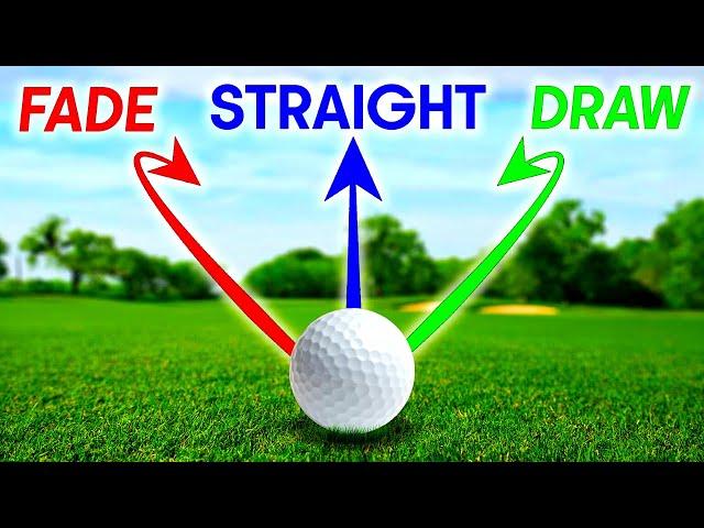 How to SHAPE any GOLF SHOT - How to hit a DRAW | Hit a Fade | Hit it Straight | Hit it High or Low