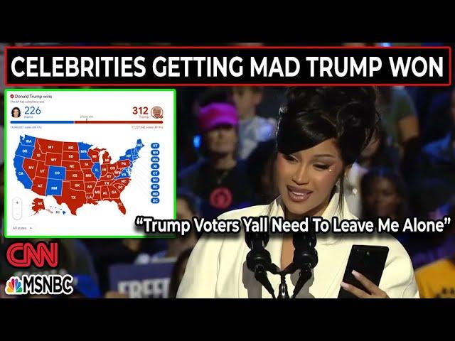 Election Night Celebrity Meltdowns Of Donald Trump Winning