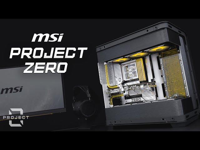 INSANELY clean MSI Project Zero Build