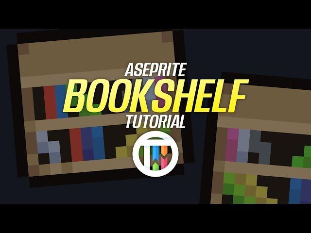 Pixel Art Tutorial for Beginners • Bookshelf • Aseprite / Libresprite