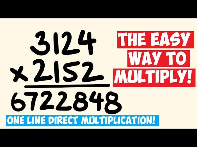 Multiplication trick you wish you had been taught!