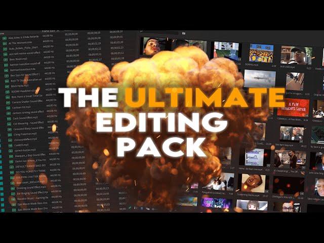 the ultimate video editing pack! ~(1200+ assets)~