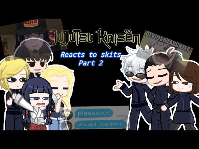 Jujutsu Kaisen reacts to RG33 skits | Jjk skits part 2