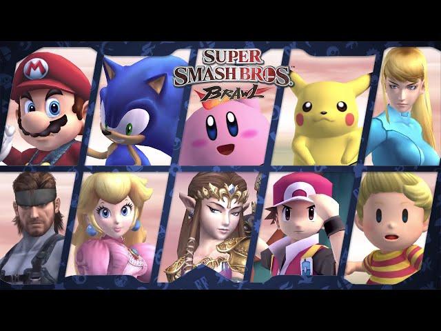 All Victory Screens | Super Smash Bros. Brawl ⁴ᴷ