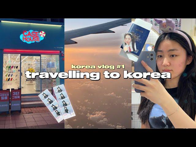 s3 vlogtravelling to korea, pack with me, day one in korea!