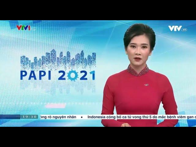 VTV1 đưa tin về Hội nghị công bố Báo cáo PAPI 2021