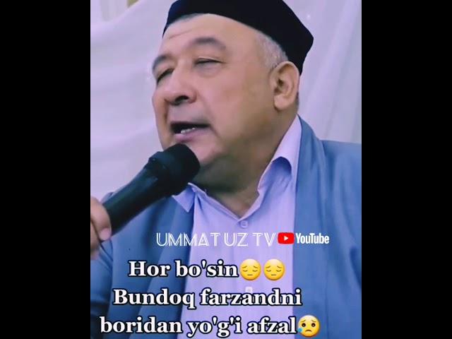 Ota‐onasini tirikligida roziligini olish  Ummat UZ TV obuna bo‘lishni unutmang. 