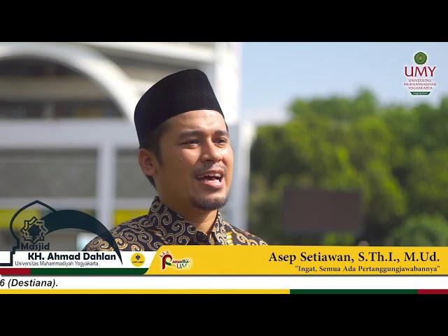 Semua Ada Pertanggungjawabannya   Ustadz Asep Setiawan, S Th I , M Ud