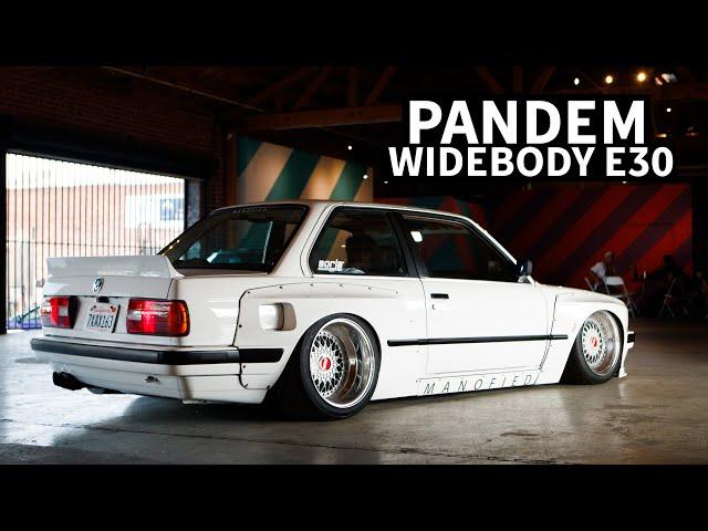 The Cleanest SLAMMED BMW E30?? Pandem Kitted 3.8L Swapped 3 Series