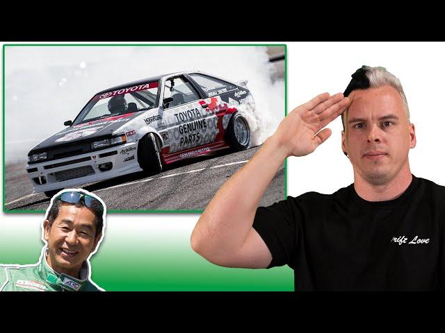 Pro Drifter Reacts to Drift King Keiichi Tsuchiya