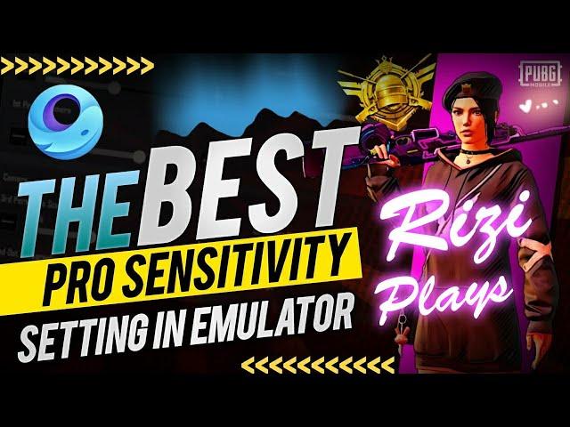 # PUBG MOBILE emulator sensitivity settings {RIZI PLAYS}