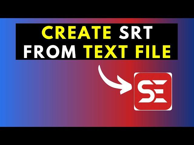 How to Automatically Create SRT Subtitle File from Plain Text File or Transcript for Free