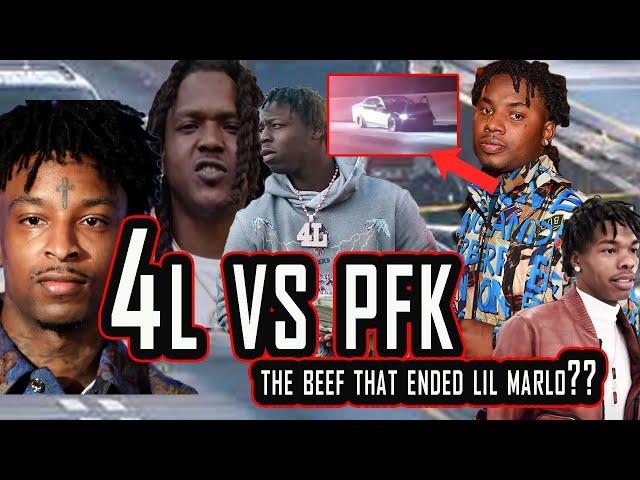 4L vs PFK : THE BEEF that ENDED LIL MARLO | War in ATLANTA