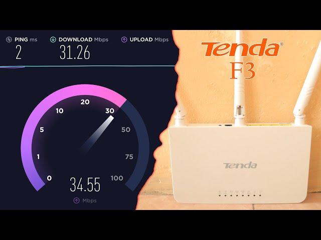 Cara Membatasi speed koneksi Internet di Router Tenda F3 Dengan Bandwidth Control