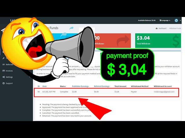 linksly Shortener Earn Money Online Cash Link Best URL shortener Earning Website 2020 Highest Paying